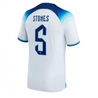 Anglicko John Stones #5 Domáci futbalový dres MS 2022 Krátky Rukáv